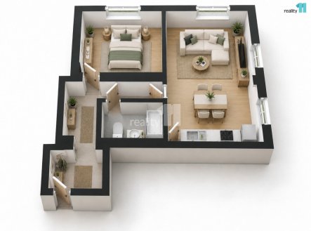 Prodej bytu, 2+kk, 53 m²