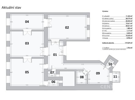 Prodej bytu, 4+1, 120 m²