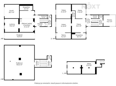 Prodej domu/vily, 383 m²