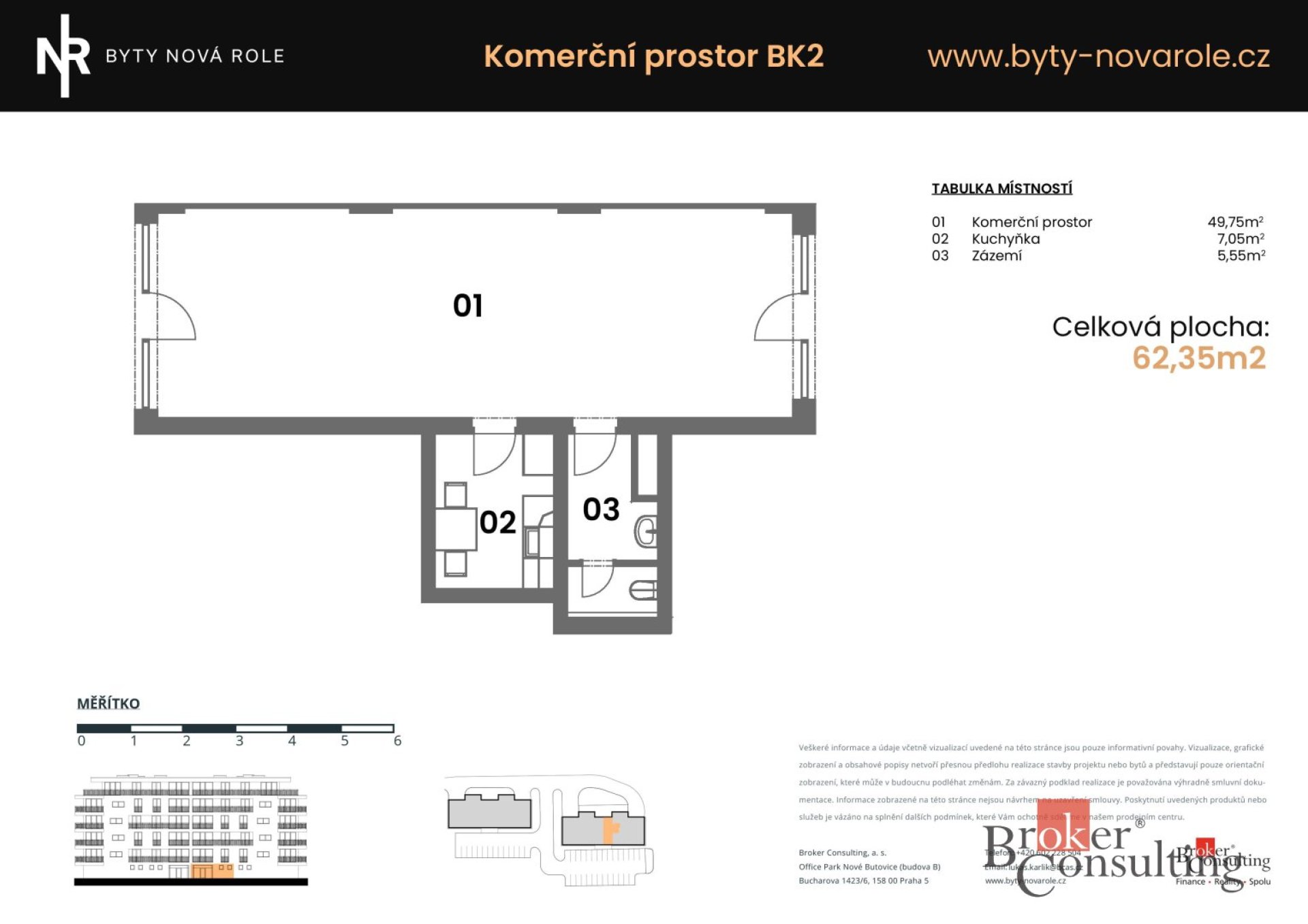 Prodej, komerční/obchodní prostory, 62.35 m2, Svobodova 383, 36225 Nová Role, Karlovy Vary [ID 34048