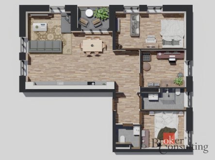 Prodej bytu, 4+kk, 54,19 m²