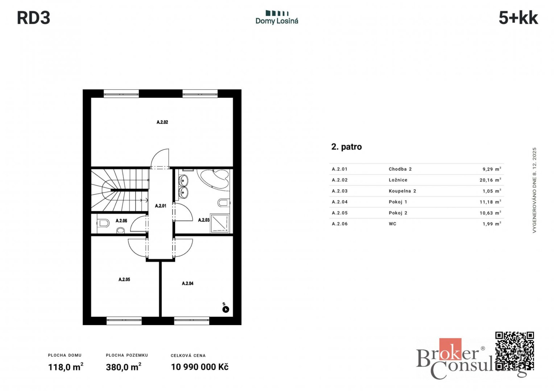 Prodej, domy/rodinný, 118 m2, 33204 Losiná, Plzeň-město [ID 80049]
