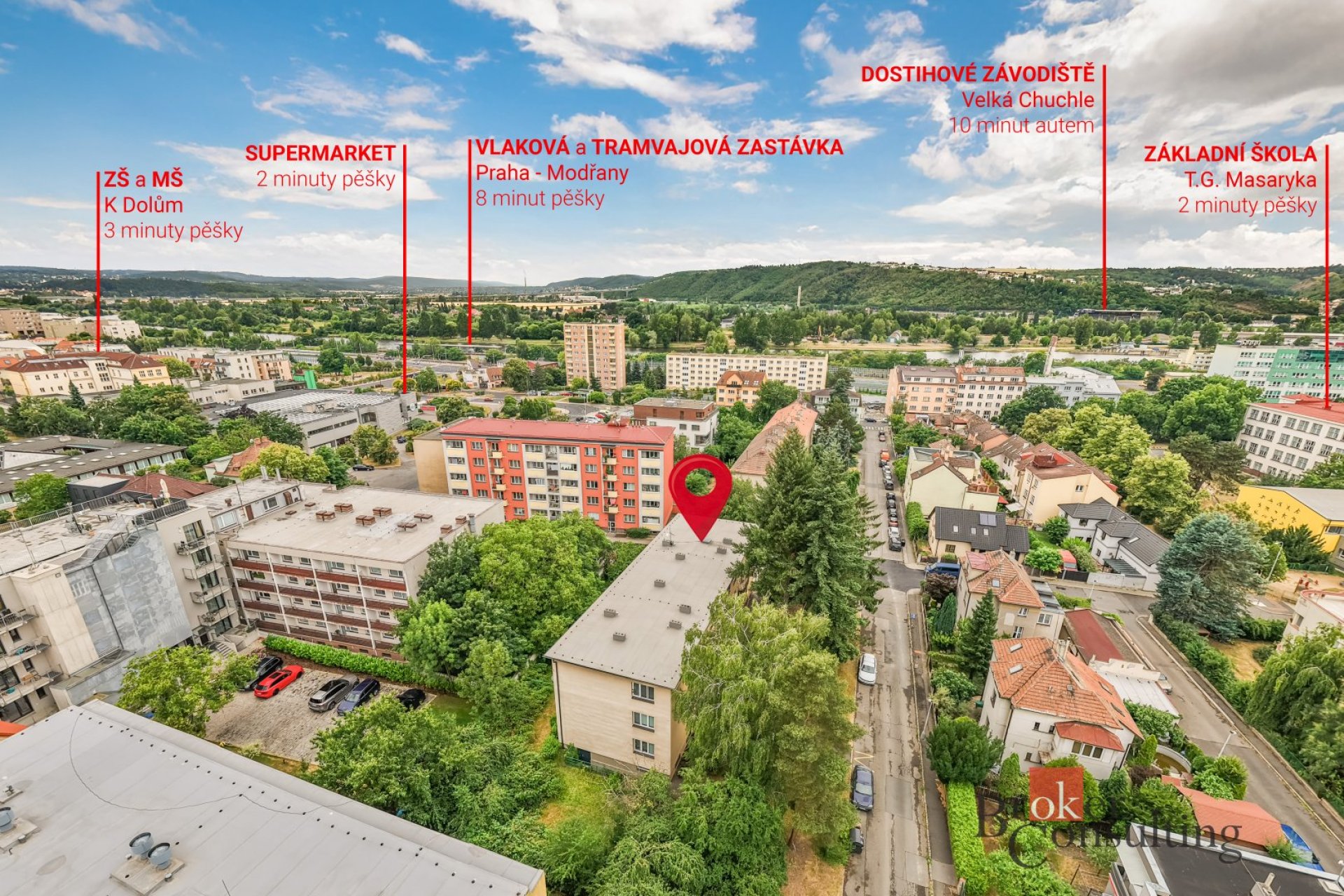 Prodej bytu 2+1 – Praha 4, Modřany, v ulici Klostermannova, 53,5 m²