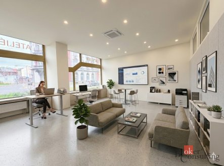 Pronájem komerčního objektu, administrativní budova, 141 m²