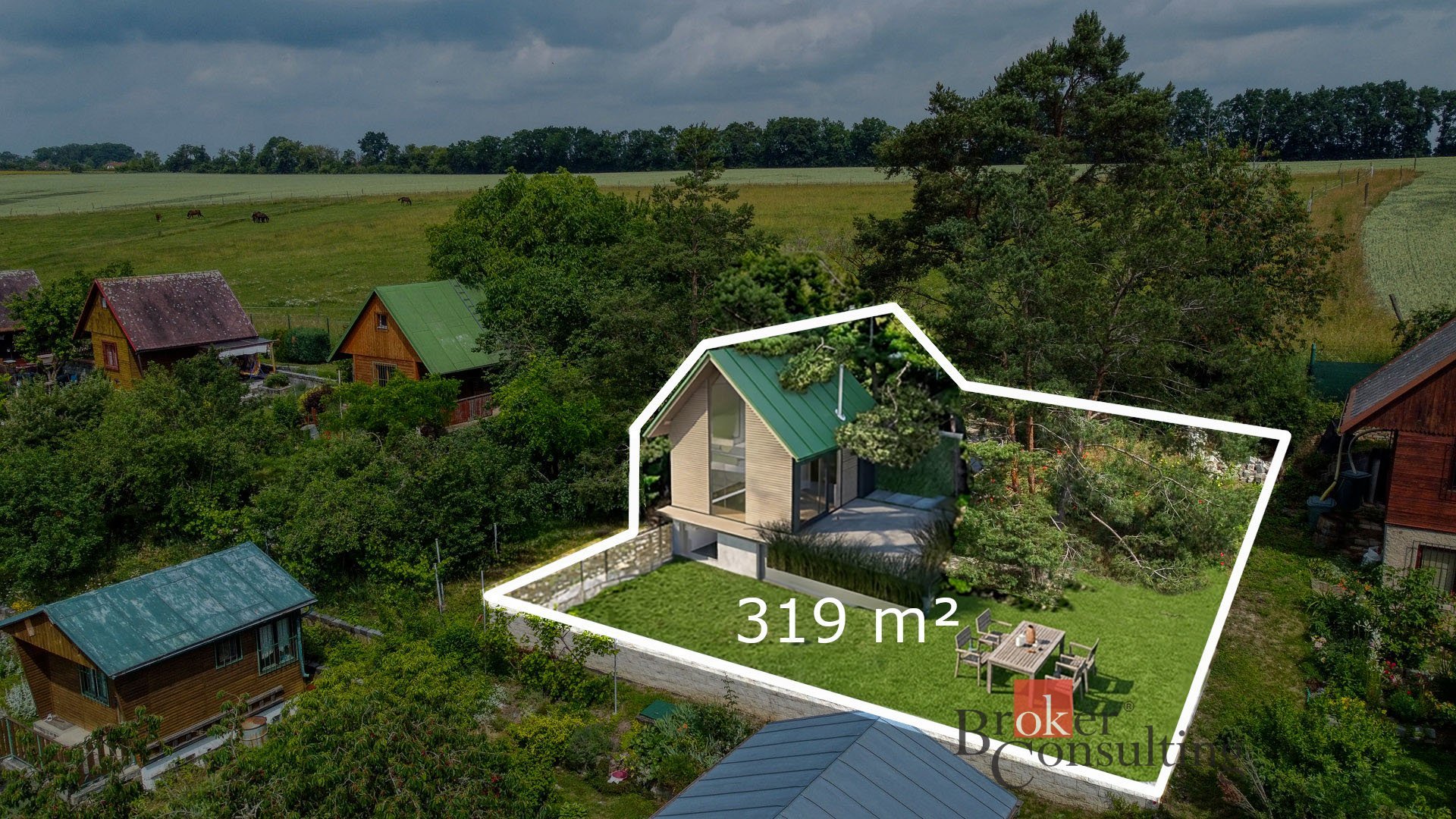 Prodej rozestavěné chaty s pozemkem 319 m², Praha 8 – Dolní Chabry, Drahaň