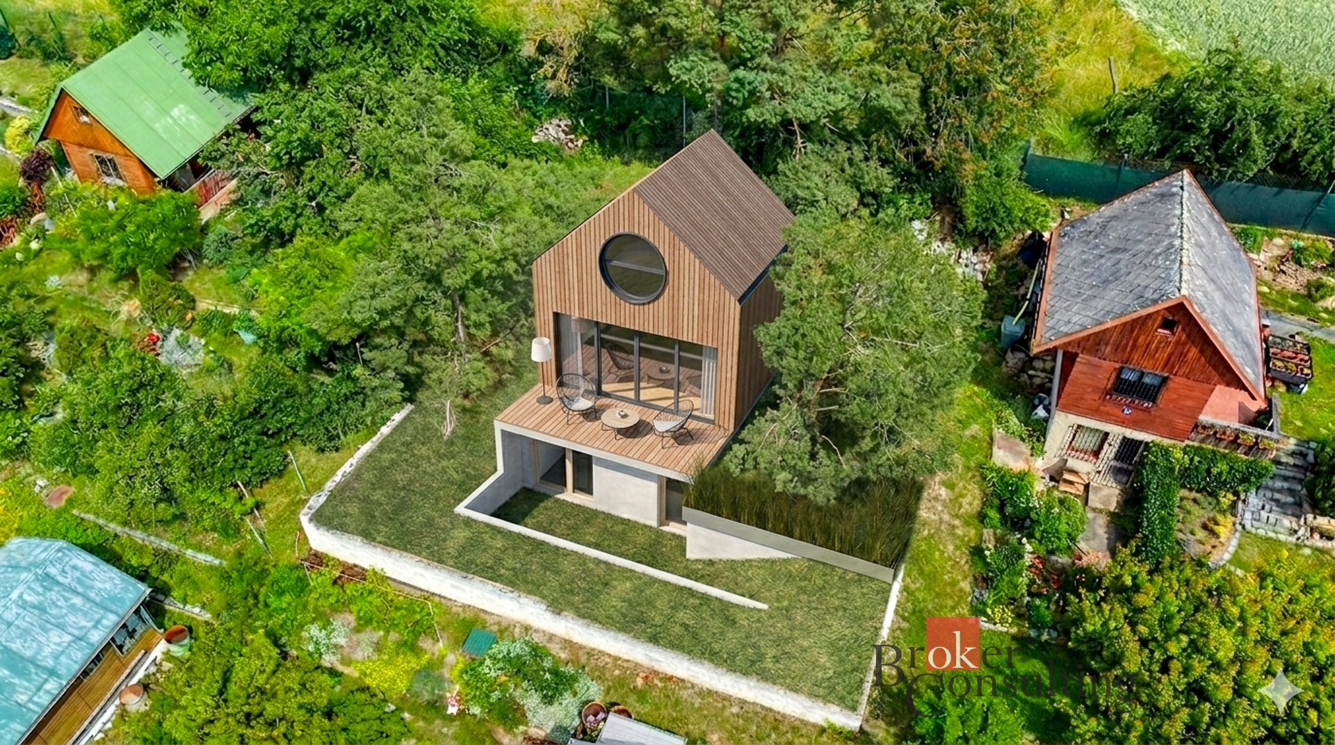 Prodej rozestavěné chaty s pozemkem 319 m², Praha 8 – Dolní Chabry, Drahaň
