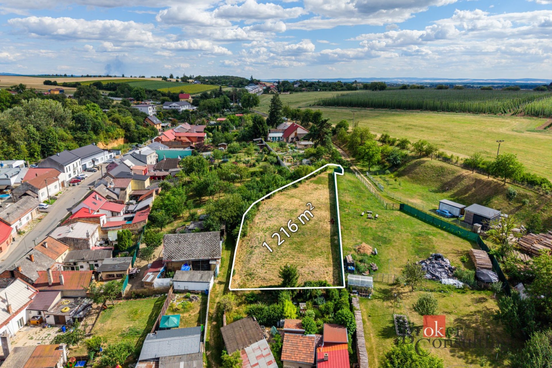 Prodej, pozemky/bydlení, 1216 m2, Přerov XII-Žeravice, 75002 Přerov, Přerov [ID 87620]