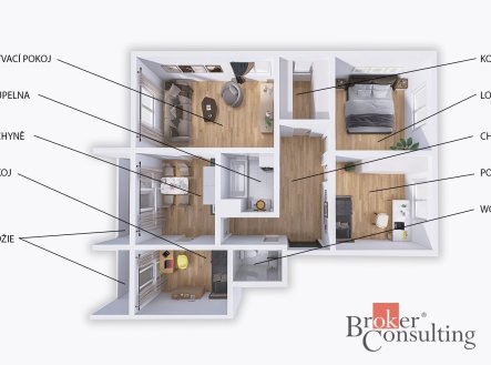Prodej bytu, 4+1, 84 m² obrázek