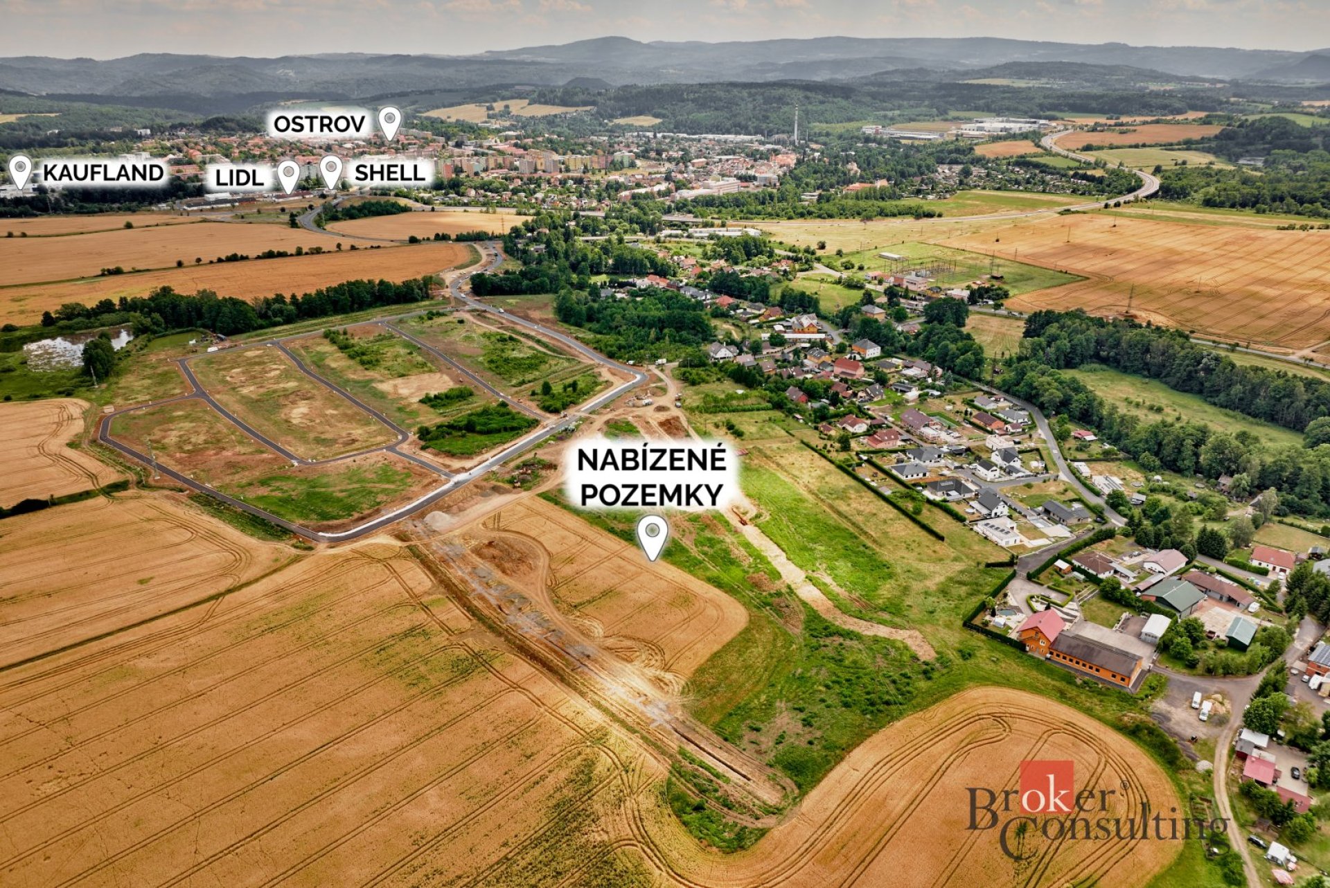 Prodej, pozemky/bydlení, 780 m2, Kfely , Ostrov, Karlovy Vary [ID 88286]