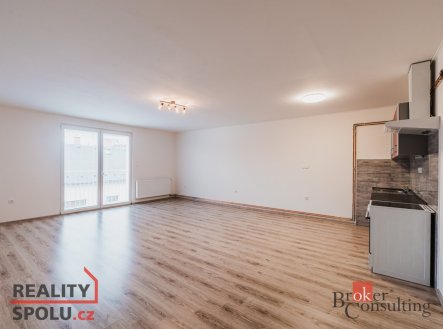 Pronájem bytu, 1+kk, 54,58 m²