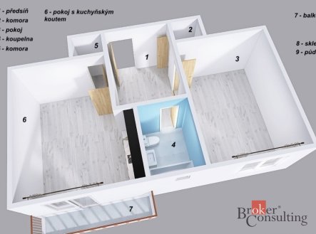 Prodej bytu, 2+kk, 63 m²