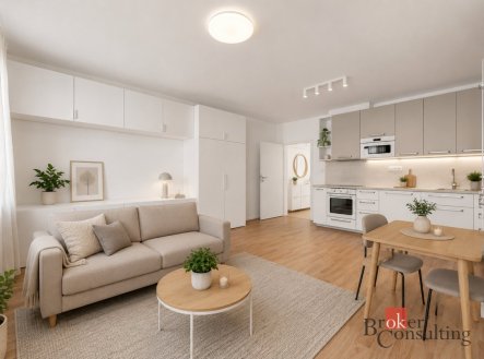 Pronájem bytu, 2+kk, 49,6 m²