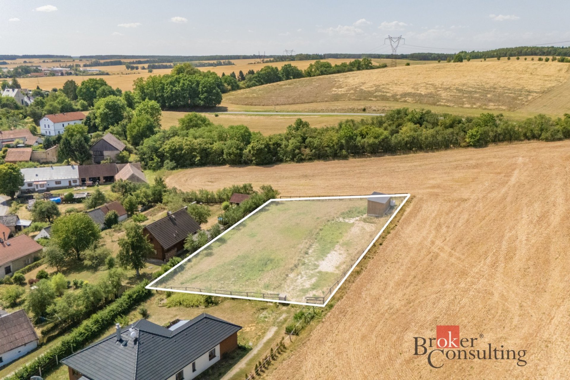 Prodej, pozemky/bydlení, 2039 m2, Planá 52, 33011 Hromnice, Plzeň-sever [ID 89027]