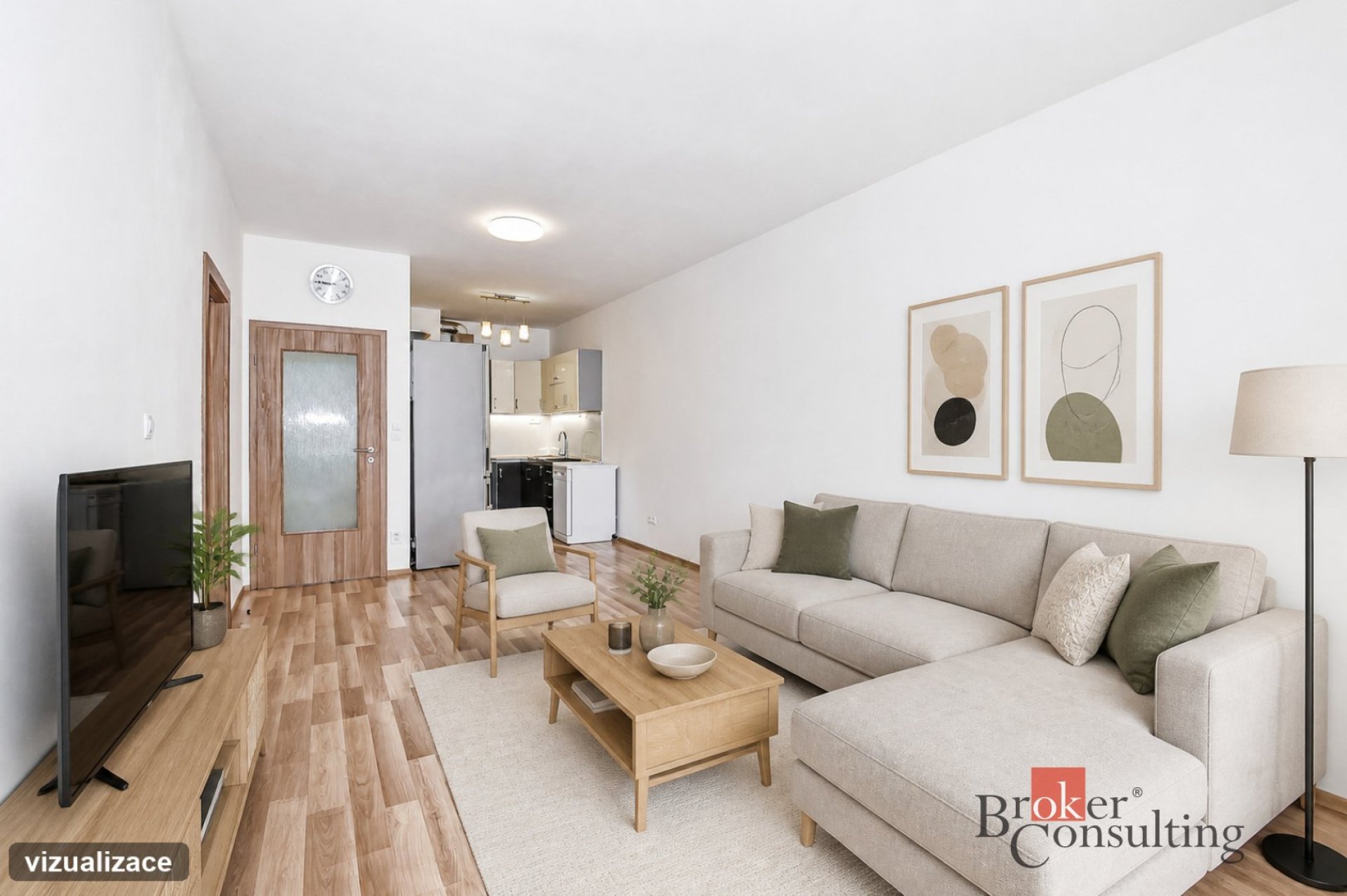Prodej, byty/2+kk, 52 m2, Pod radnicí 1328/1, Košíře, 15000 Praha 5 [ID 88992]