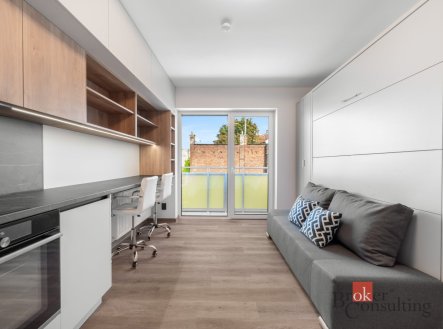 Pronájem bytu, 1+kk, 24,47 m²