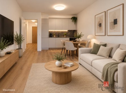 Pronájem bytu, 2+kk, 54 m²
