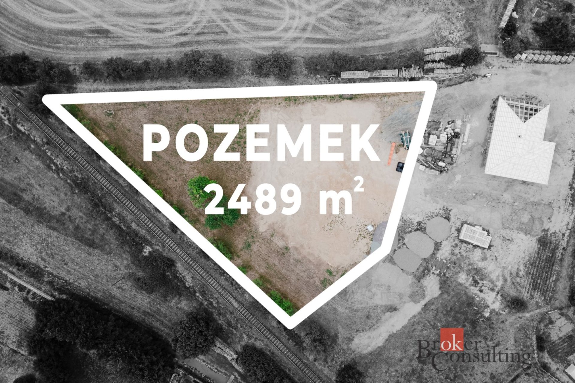 Prodej, pozemky/bydlení, 2489 m2, Vlčatín, Třebíč [ID 88946]