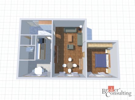 Prodej bytu, 2+1, 54 m²