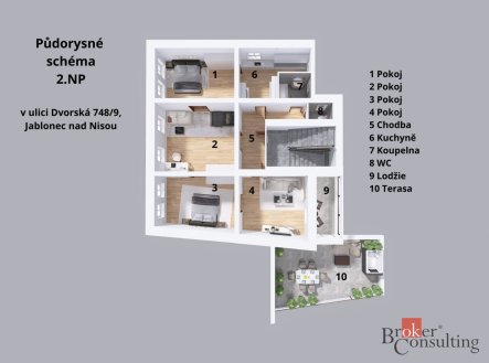 Prodej bytu, 4+1, 130 m²