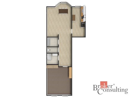 Pronájem bytu, 2+kk, 90,2 m²