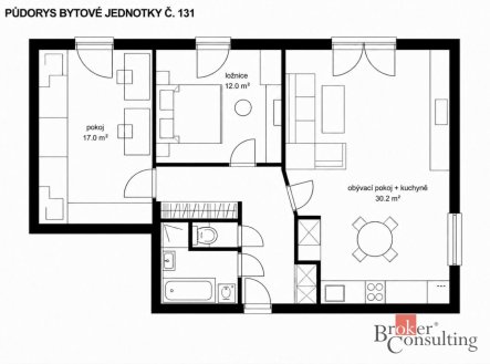 Prodej bytu, 3+kk, 75 m²
