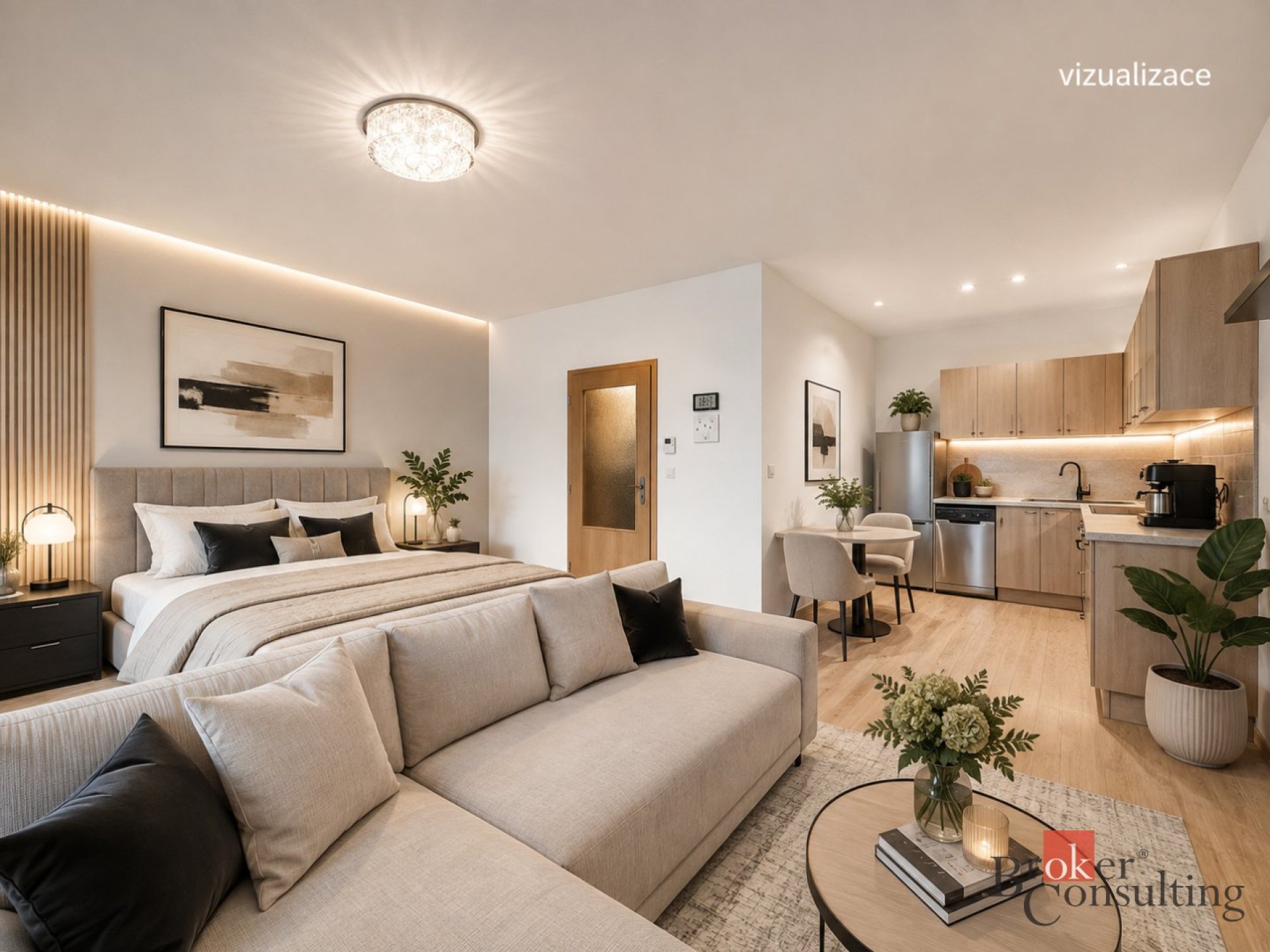 Prodej, byty/1+kk, 40 m2, Holzova 2846/21, Líšeň, 62800 Brno-Líšeň [ID 89967]