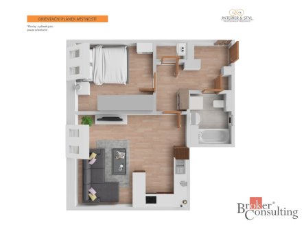 Prodej bytu, 2+kk, 47 m²