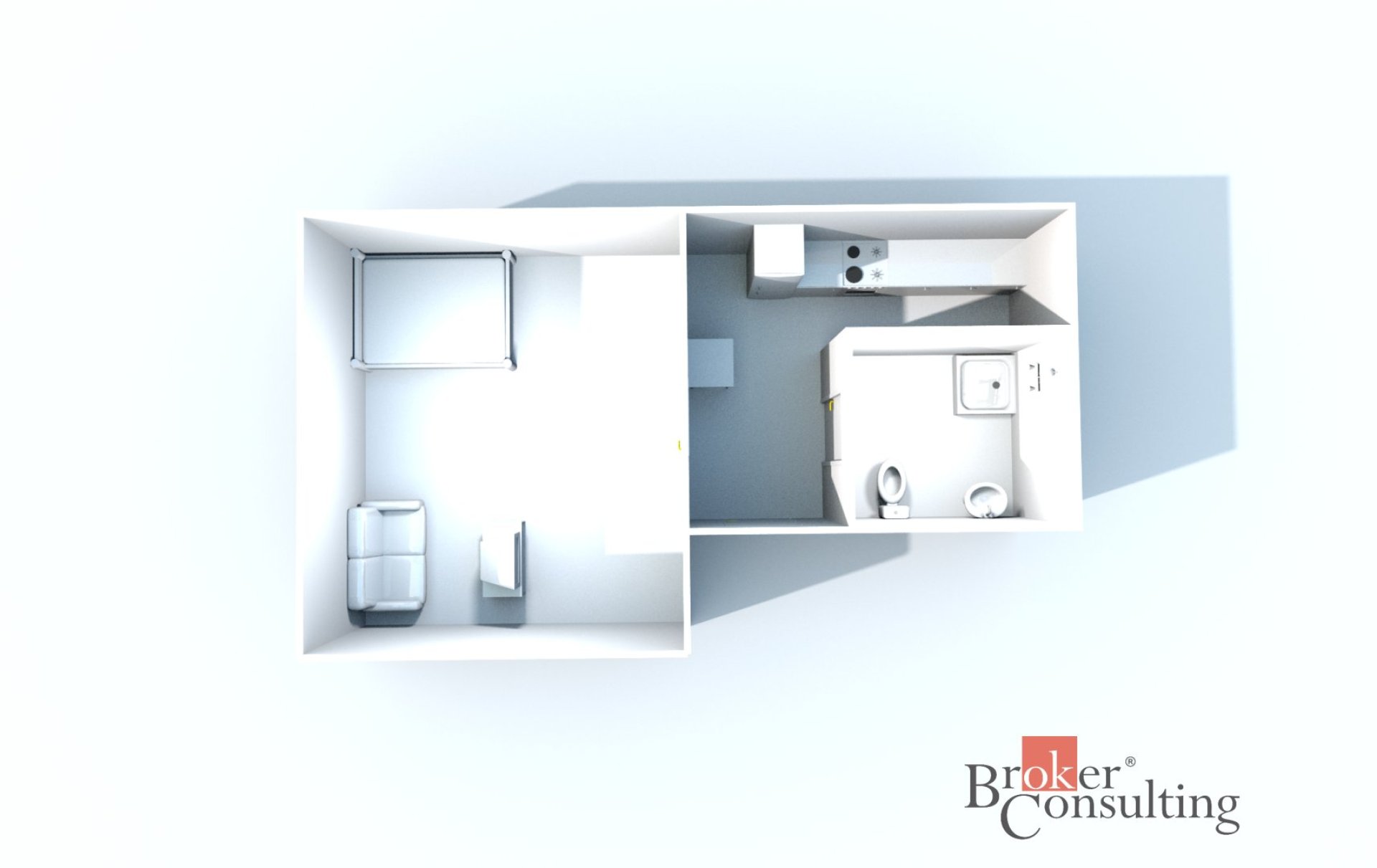 Pronájem, byty/1+1, 40 m2, Dobrovského 686/7, Kateřinky, 74705 Opava (nečleněná část města) [ID 9029