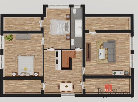 Prodej bytu, 4+1, 143 m²