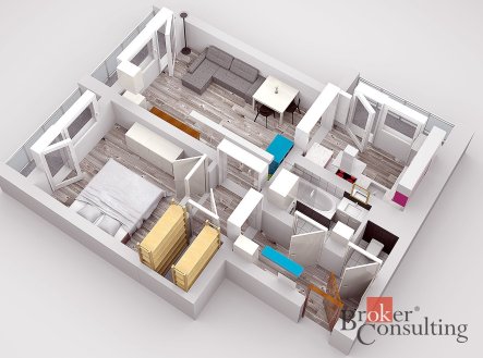 Prodej bytu, 2+1, 53 m²