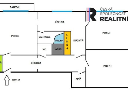 Prodej bytu, 3+1, 73 m²