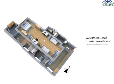 Prodej bytu, 5+1, 110 m²