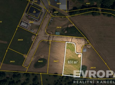 Prodej pozemku pro bydlení, 851 m²