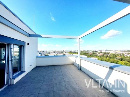 Pronájem bytu 3+kk s velkou terasou a garážovým stáním v novostavbě | Pronájem bytu, 3+kk, 83 m²