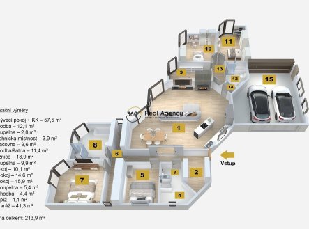 Prodej domu/vily, 214 m²