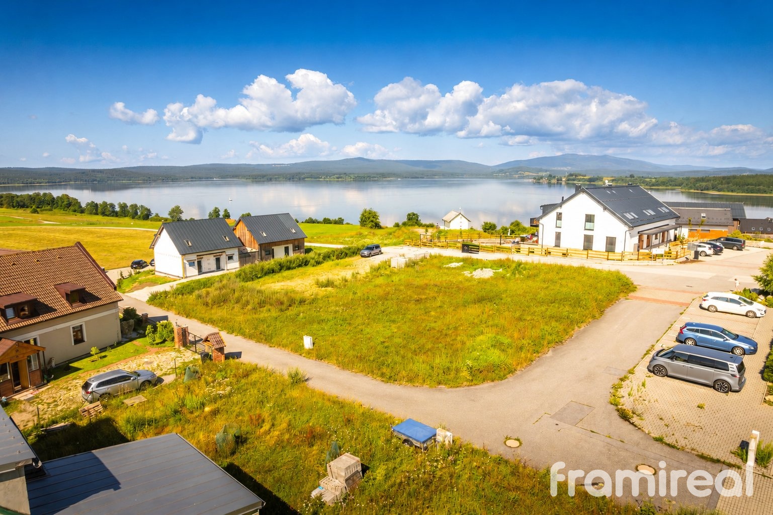 Prodej pozemku s platným stavebním povolením, 962 m² - Frymburk - Kovářov