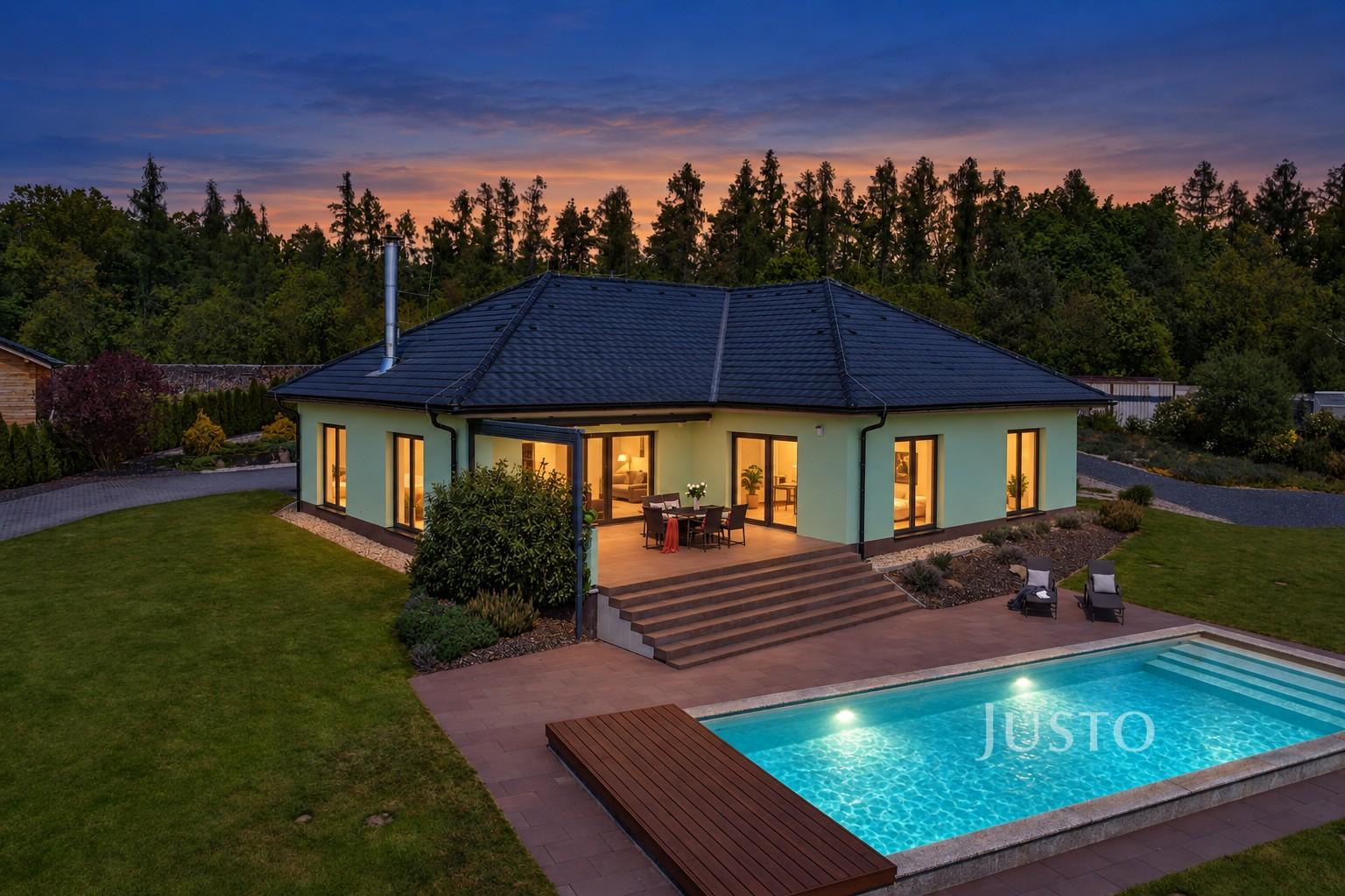 Prodej vily 188 m² s pozemkem 3413 m² + terasa 32 m²