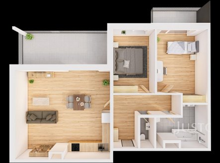 Prodej bytu, 3+kk, 119 m²