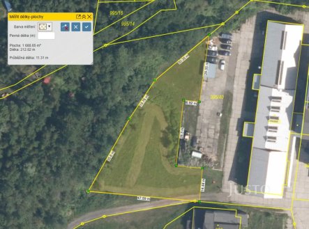 Prodej pozemku pro komerční výstavbu, 1 688 m²