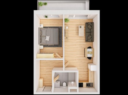 Prodej bytu, 2+kk, 65 m²