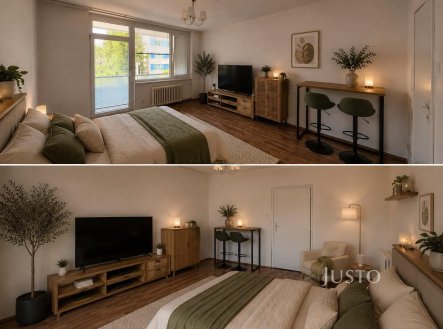 Pronájem bytu, 1+kk, 29 m²