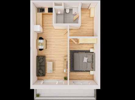 Prodej bytu, 2+kk, 67 m²