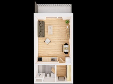 Prodej bytu, 1+kk, 47 m²
