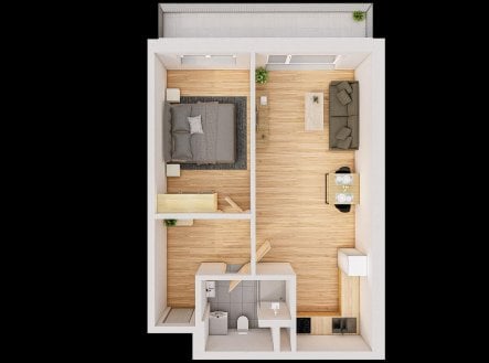 Prodej bytu, 2+kk, 70 m²