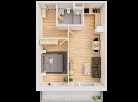 Prodej bytu, 2+kk, 67 m²