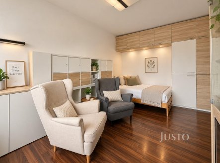 Pronájem bytu, 1+kk, 24 m²
