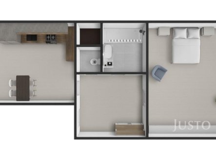 Pronájem bytu, 1+1, 49 m²