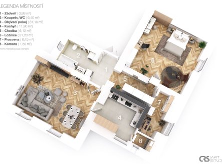 Prodej bytu, 3+1, 98 m²