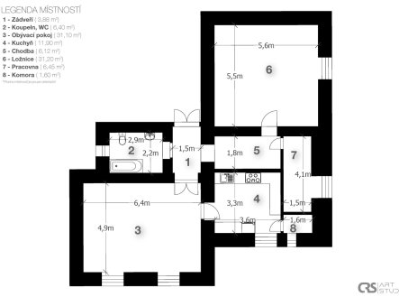 Prodej bytu, 3+1, 98 m²