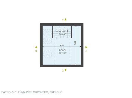 Pronájem bytu, 3+1, 82 m²